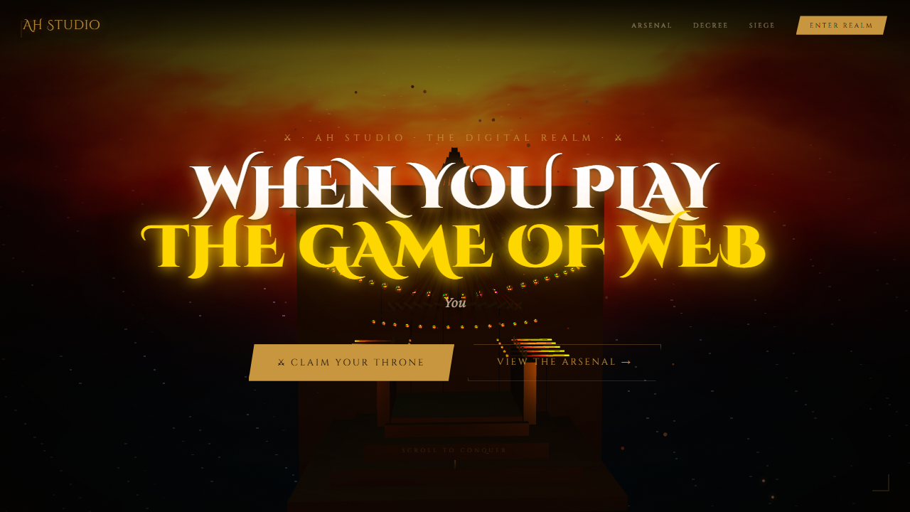 Screenshot of the Game of Thrones inspired showcase build