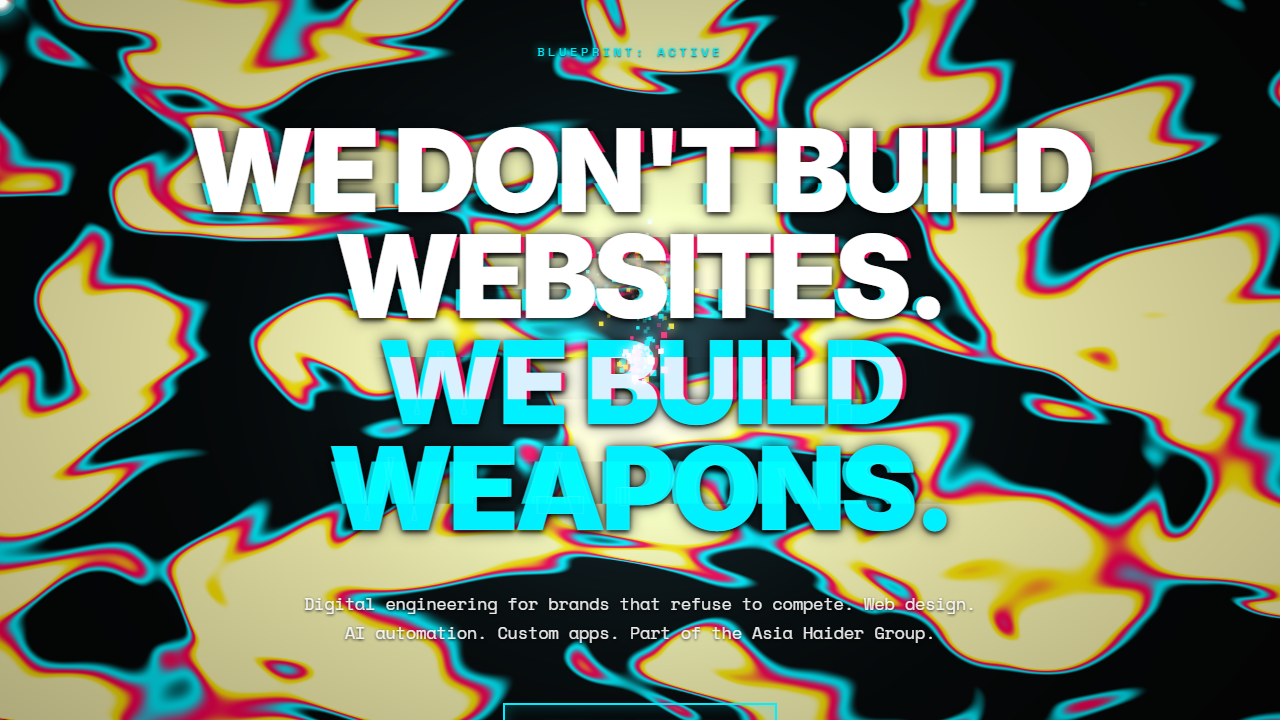 Screenshot of the Weapon experimental showcase build